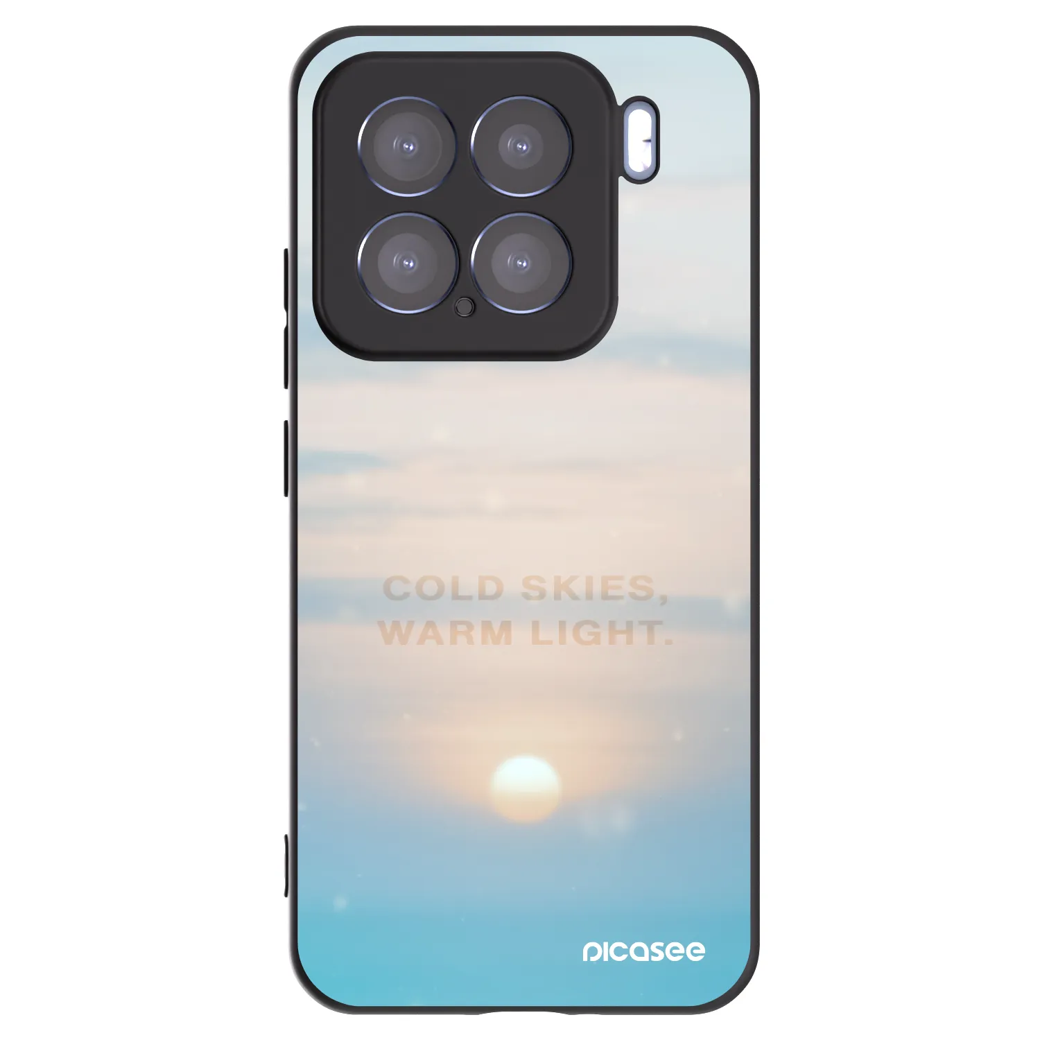 Silikónový čierny obal pre Xiaomi 15 - COLD SKIES