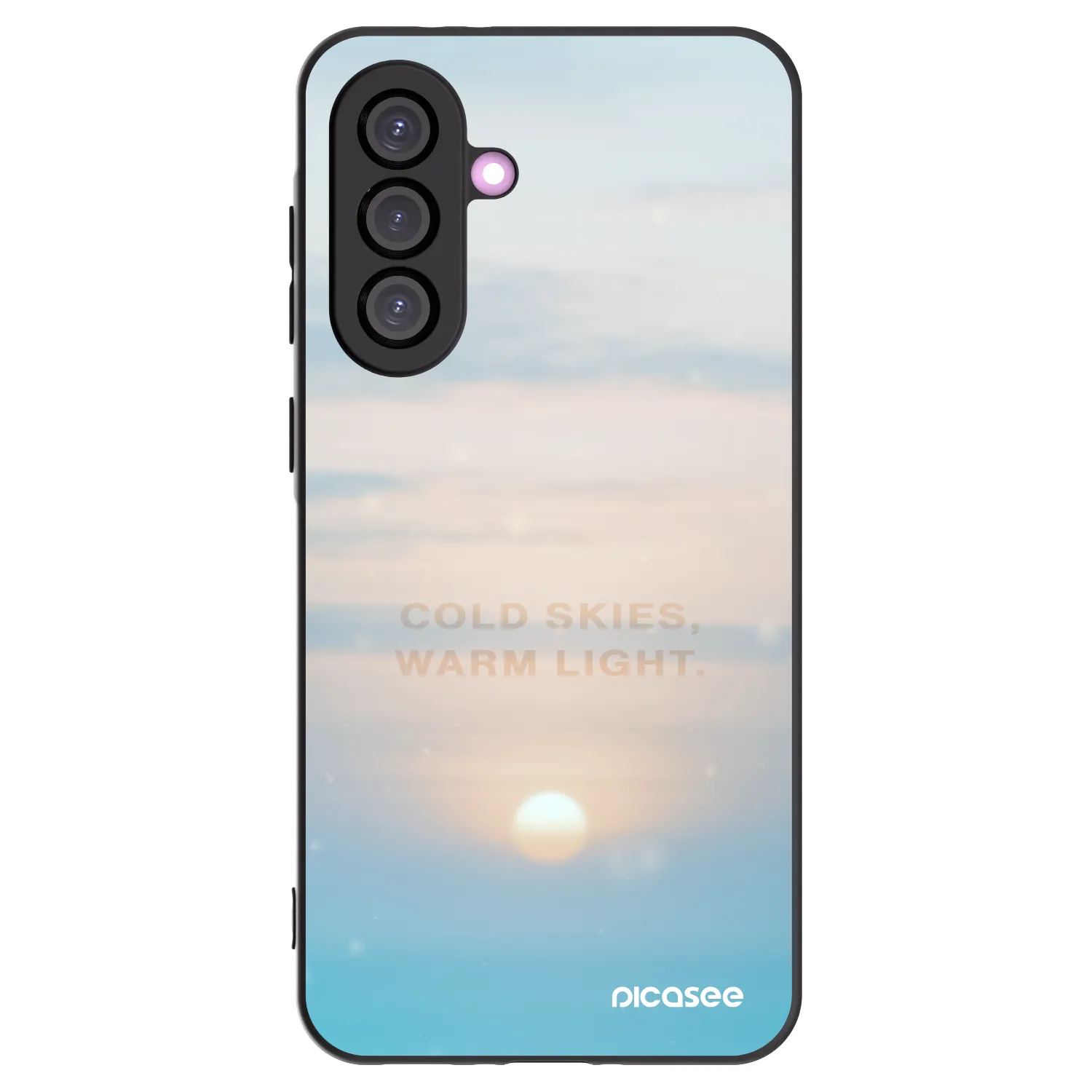 Picasee silikónový čierny obal pre Samsung Galaxy A56 5G A566B - COLD SKIES