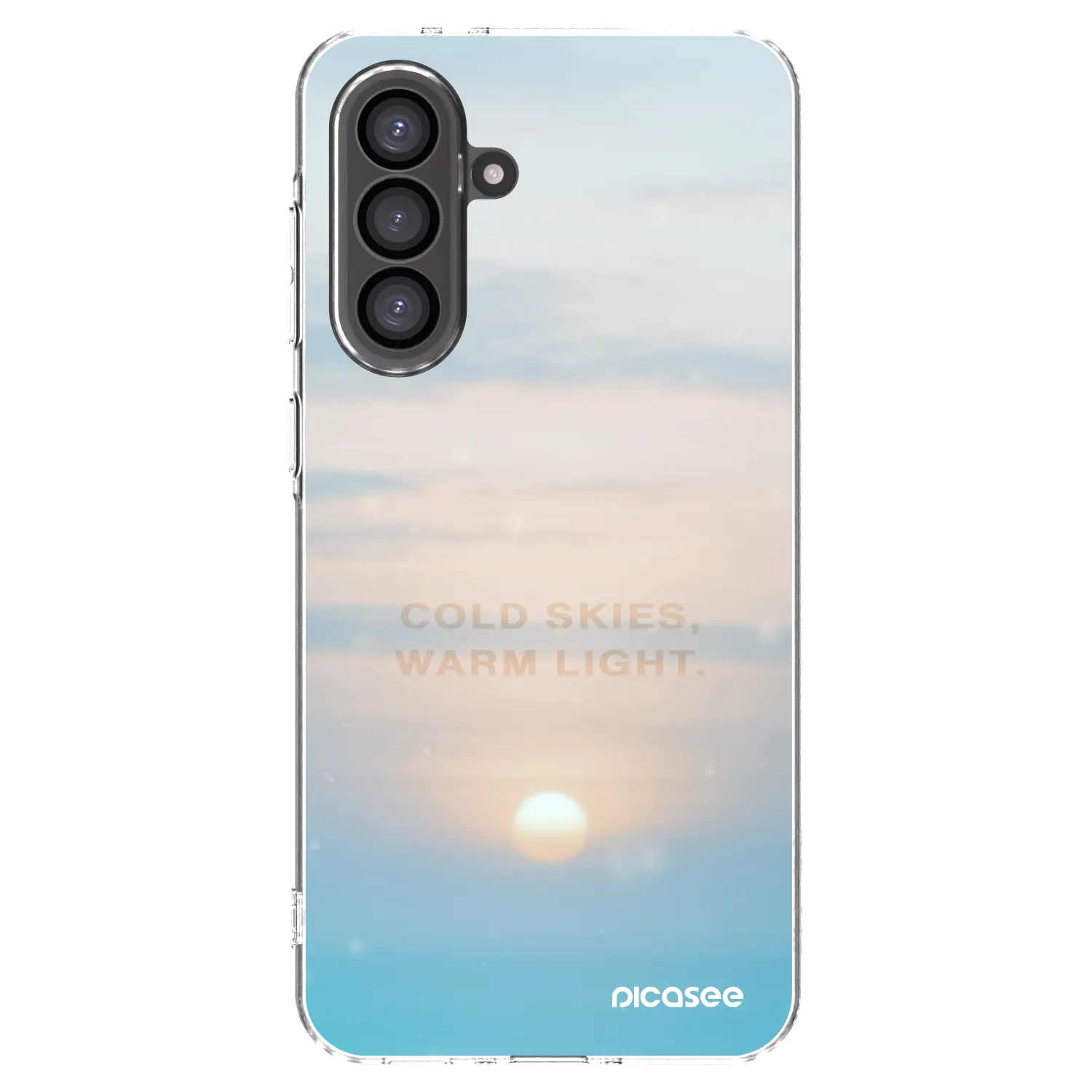 Picasee silikónový prehľadný obal pre Samsung Galaxy A36 5G - COLD SKIES