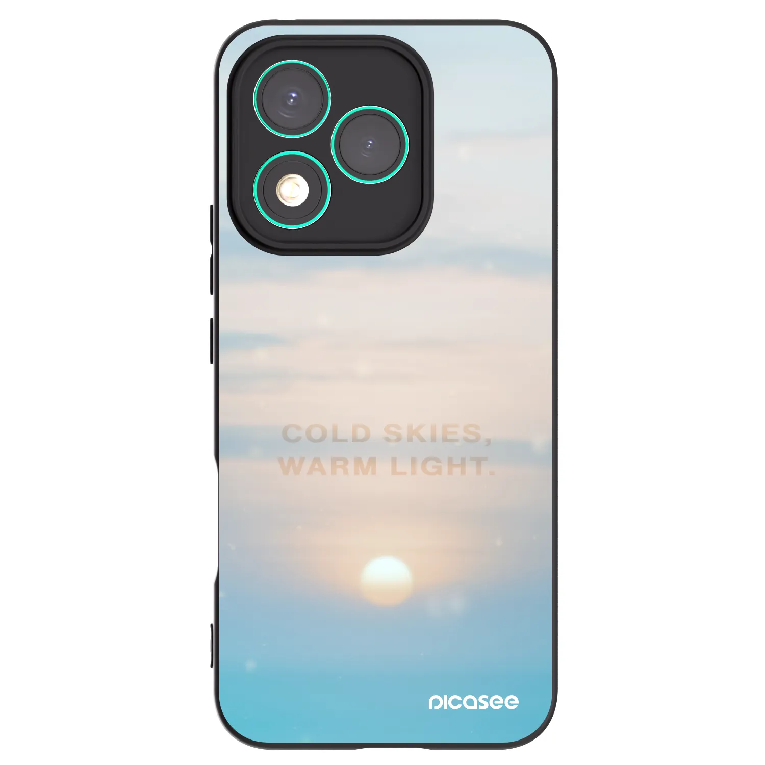 Picasee silikónový čierny obal pre Honor 400 Lite 5G - COLD SKIES