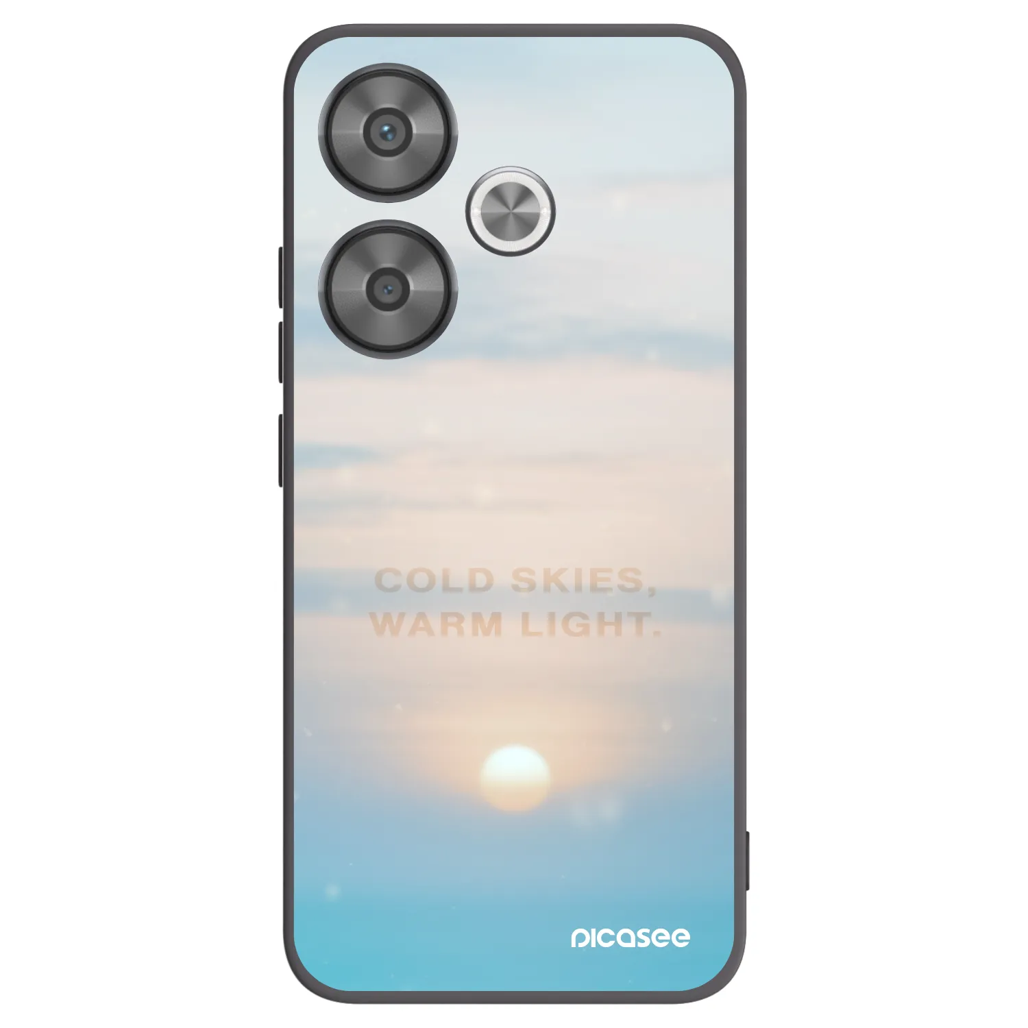 Silikónový čierny obal pre Xiaomi Poco F6 - COLD SKIES