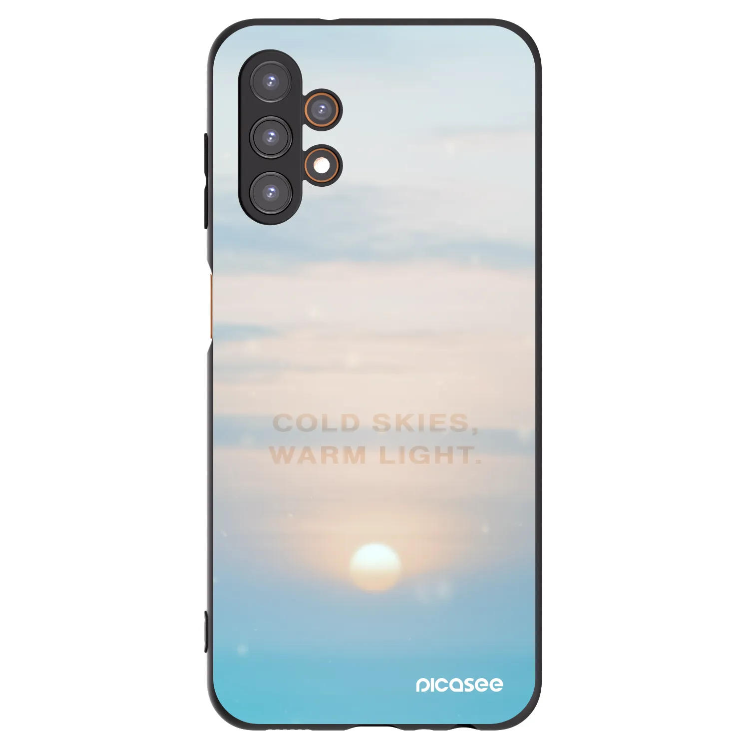 Picasee silikónový čierny obal pre Samsung Galaxy A13 5G - COLD SKIES