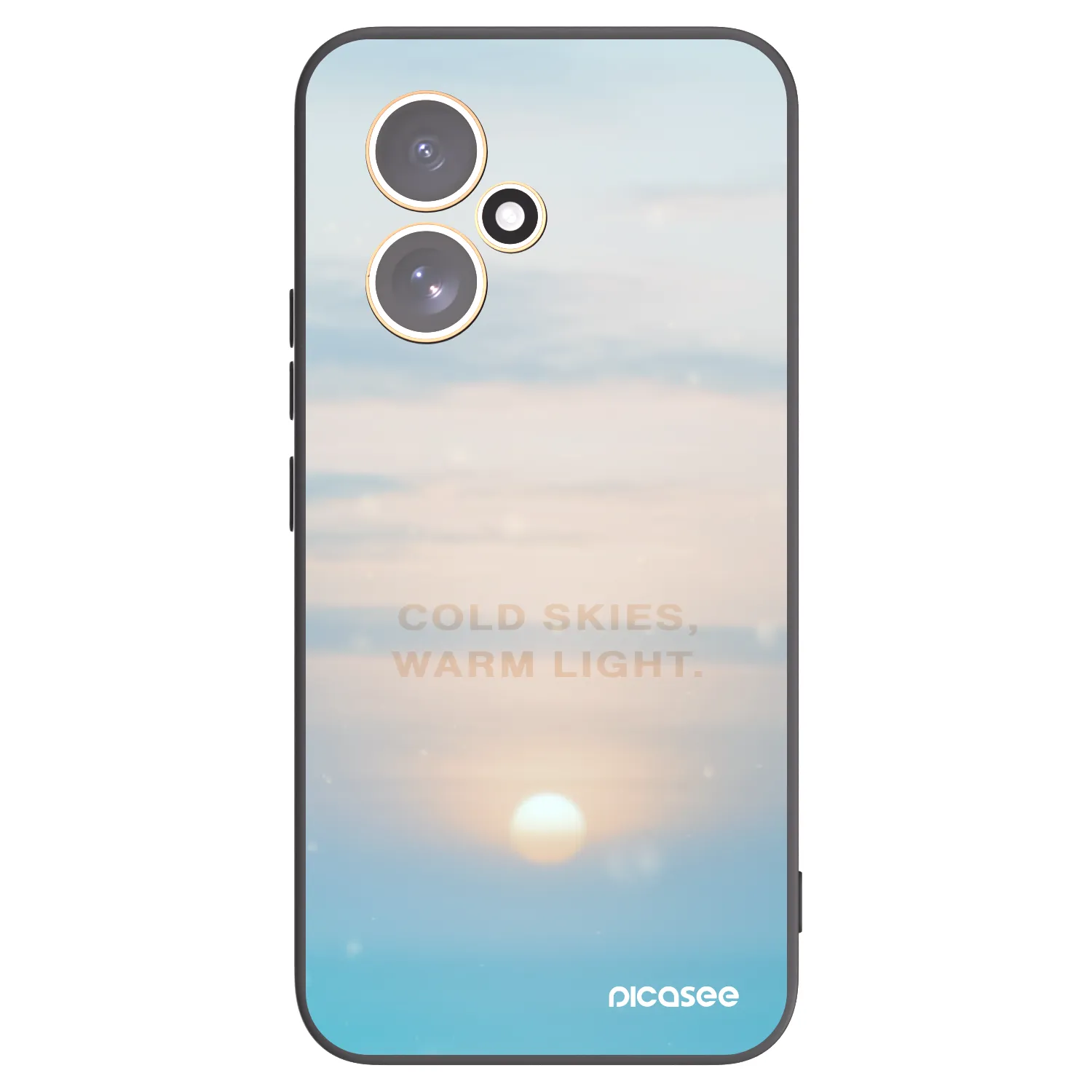 Picasee silikónový čierny obal pre Honor 400 5G - COLD SKIES