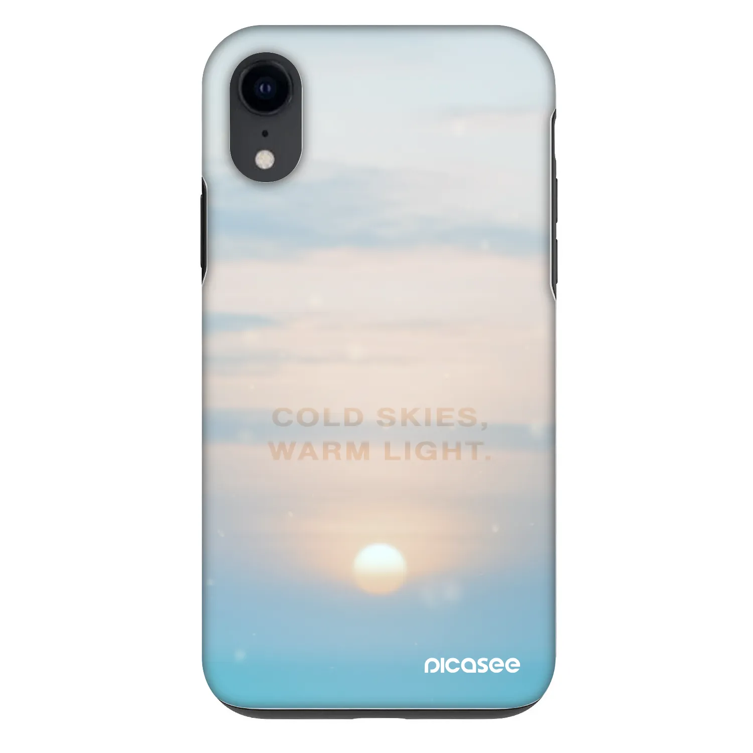 Picasee Fashion Case pre Apple iPhone XR - COLD SKIES