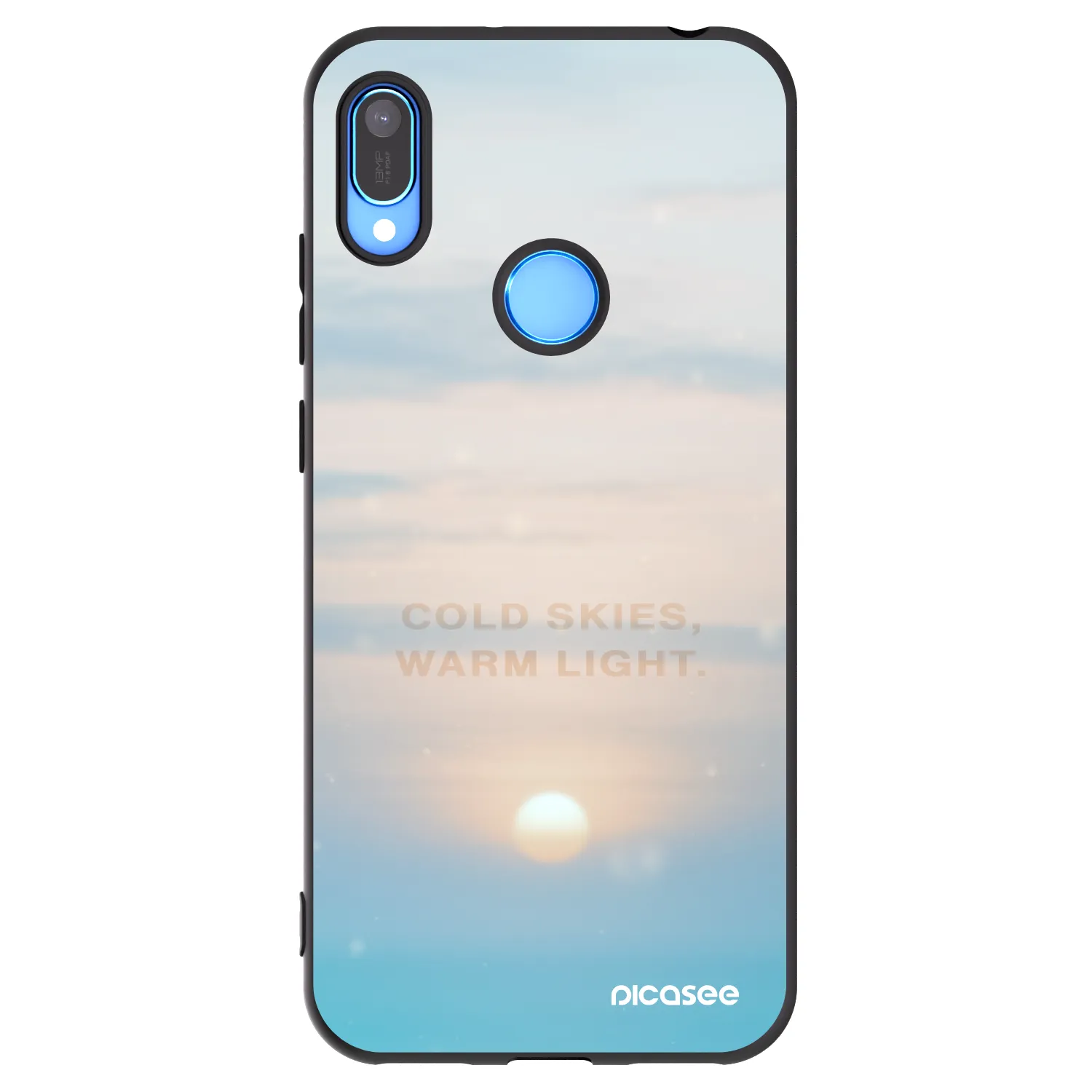 Picasee silikónový čierny obal pre Huawei Y6 2019 - COLD SKIES