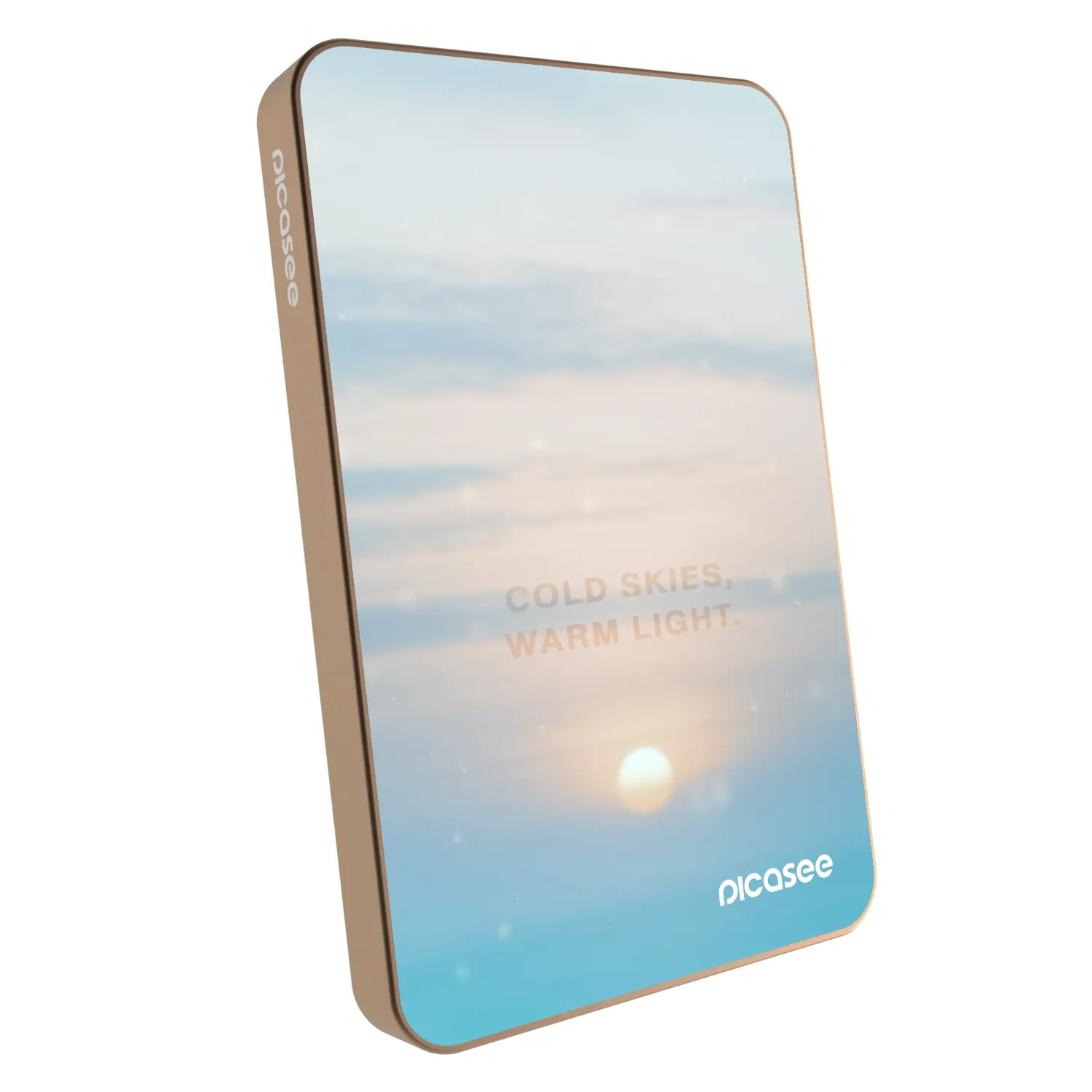 Picasee Powerbanka s MagSafe 5 000 mAh Zlatá - COLD SKIES
