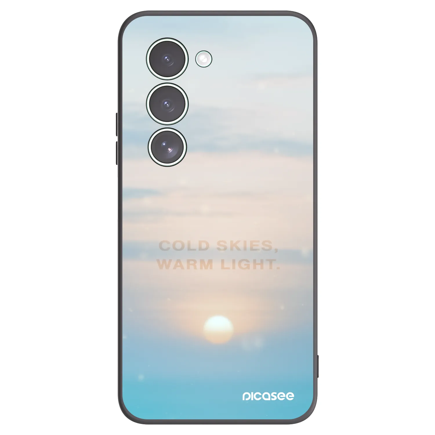 Picasee silikónový čierny obal pre Xiaomi Redmi 15 5G - COLD SKIES