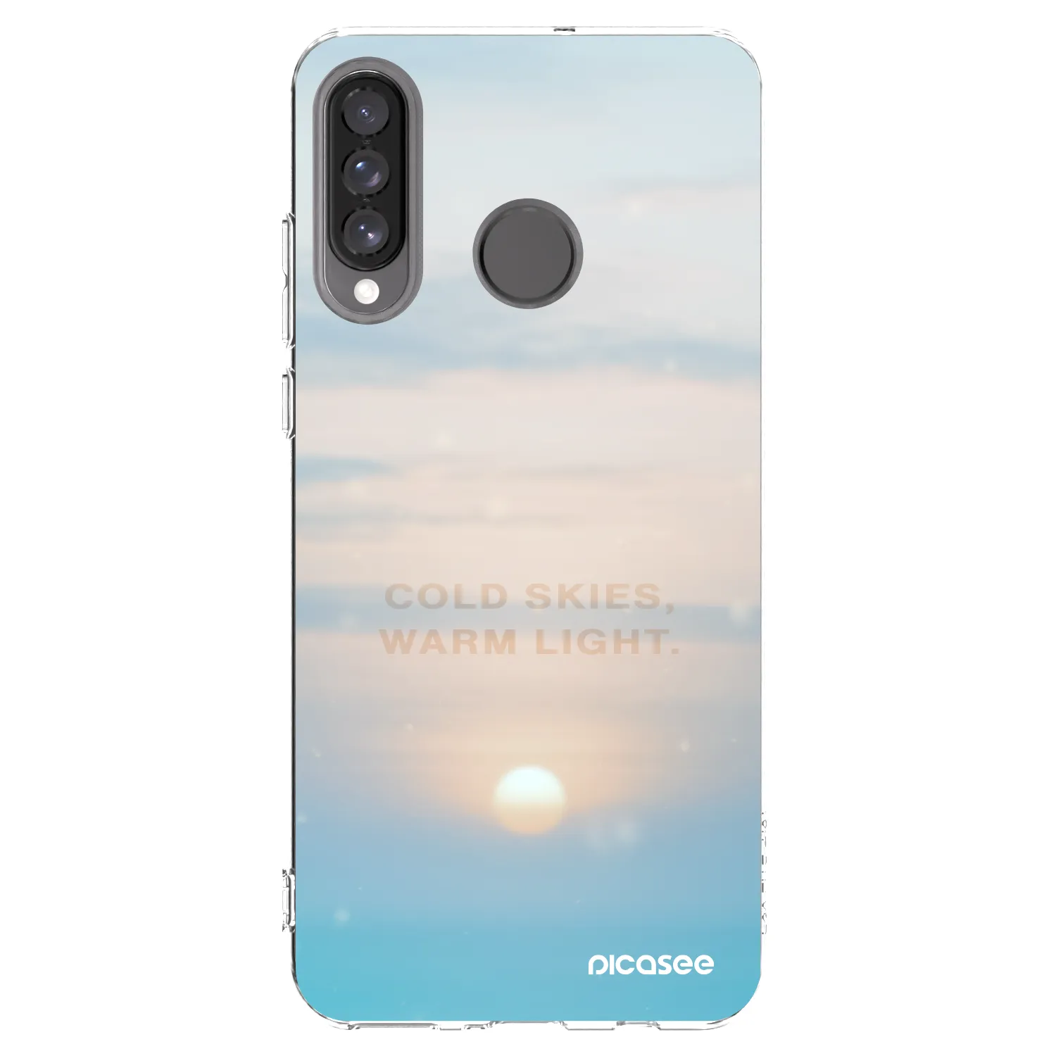 Picasee silikónový prehľadný obal pre Huawei P30 Lite - COLD SKIES
