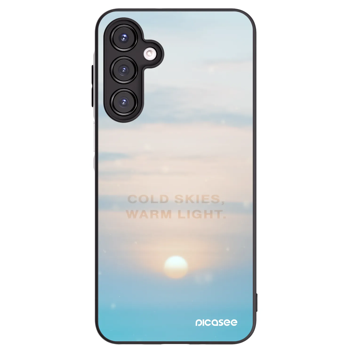 Picasee silikónový čierny obal pre Samsung Galaxy A16 4G - COLD SKIES