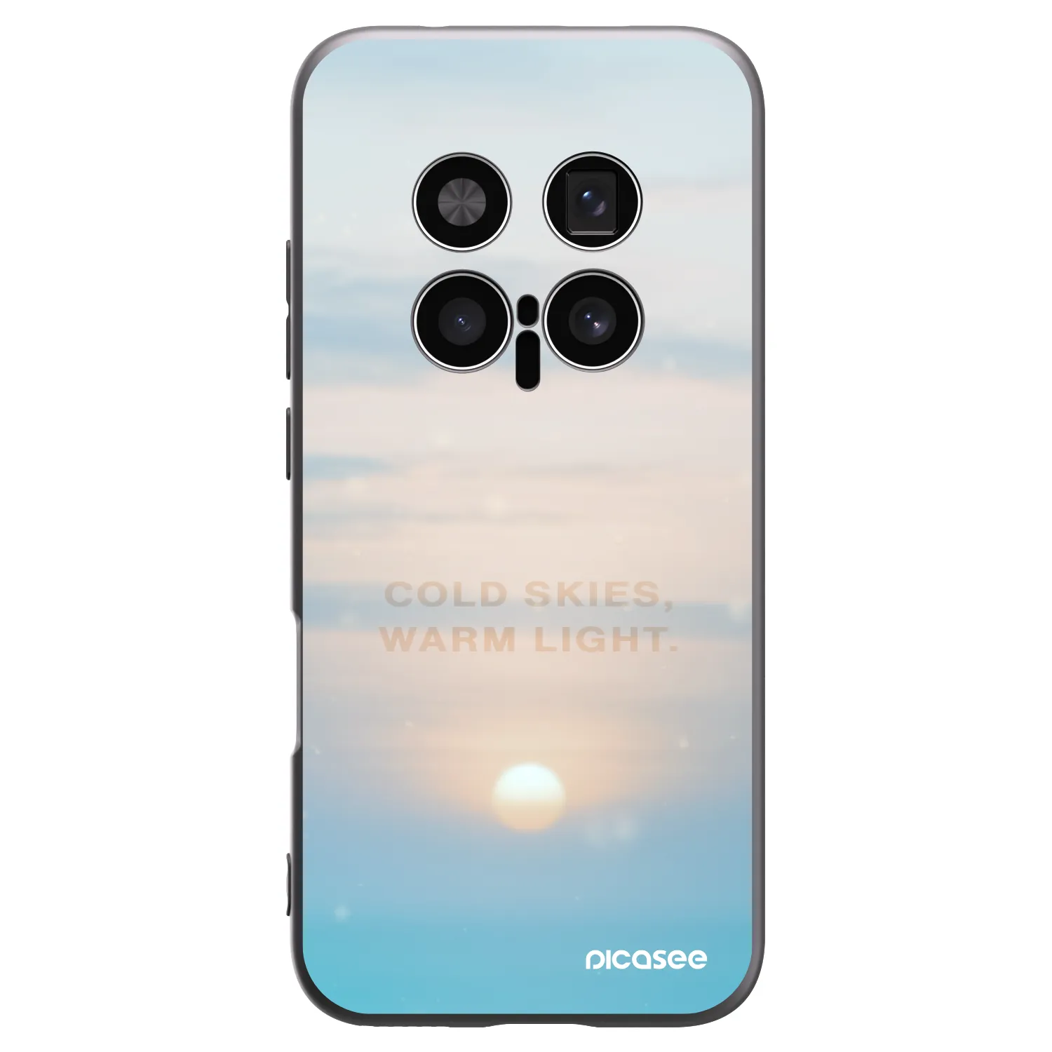 Picasee silikónový čierny obal pre Honor Magic8 Pro 5G - COLD SKIES