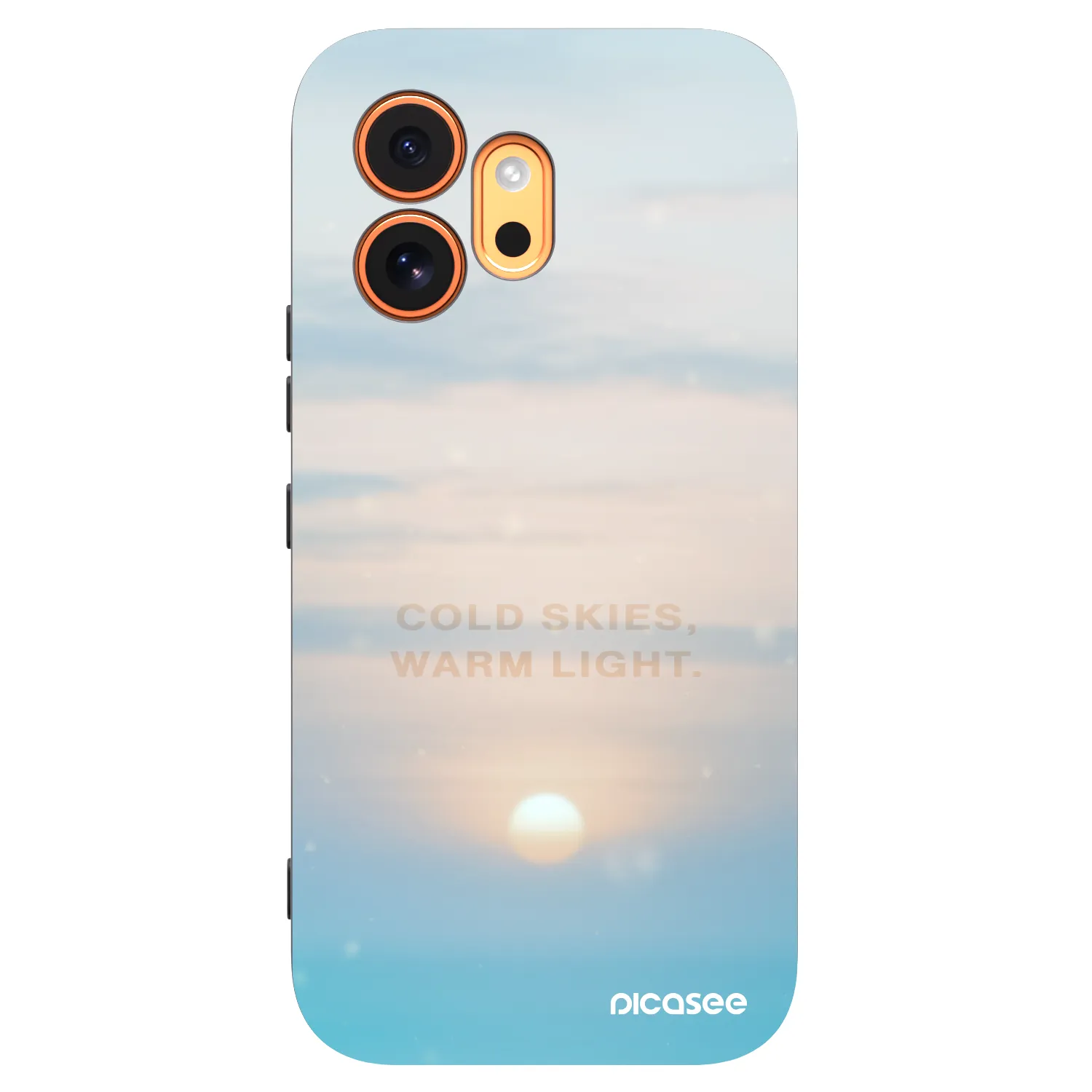 Picasee silikónový čierny obal pre Honor 600 - COLD SKIES
