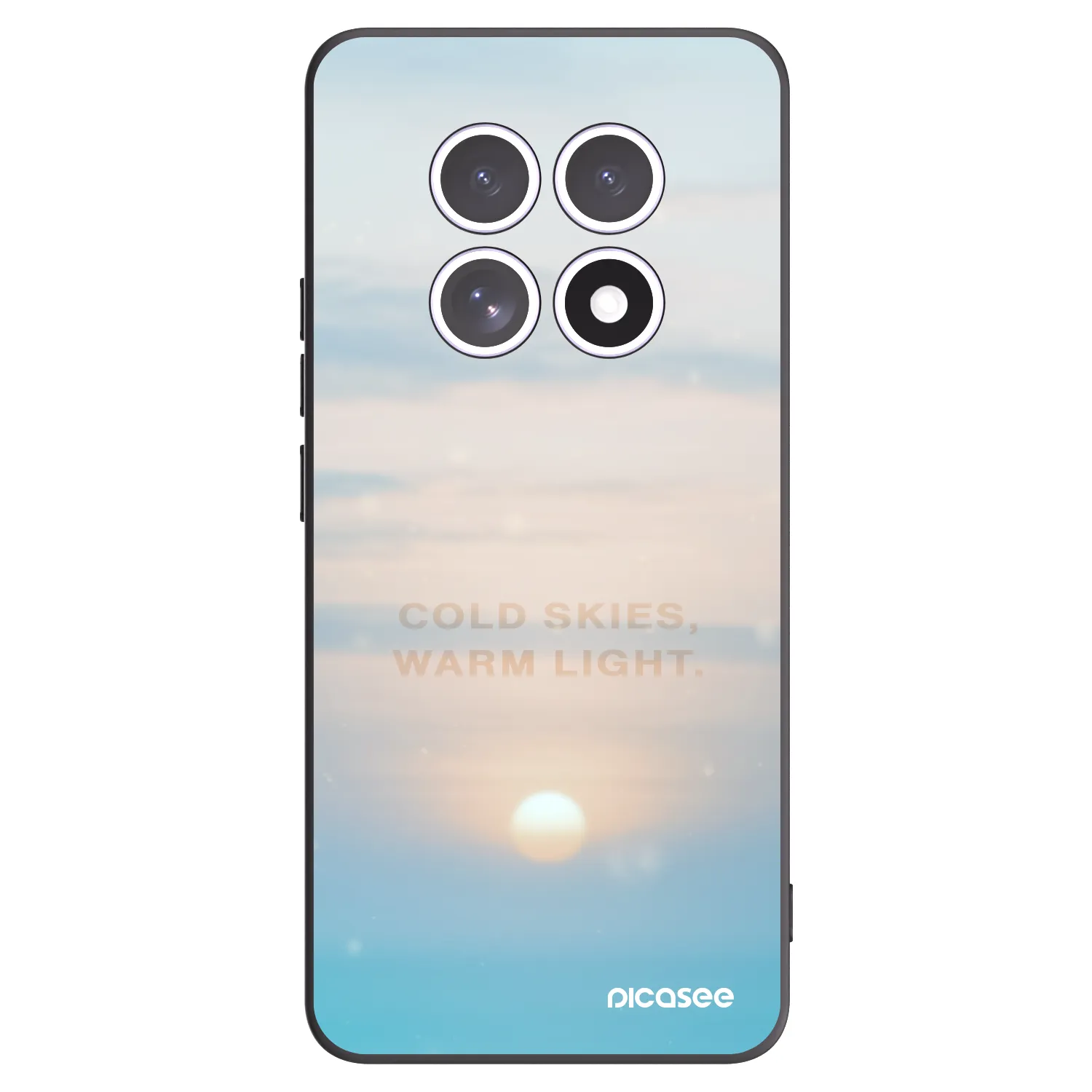 Picasee silikónový čierny obal pre Xiaomi Redmi Note 15 5G - COLD SKIES