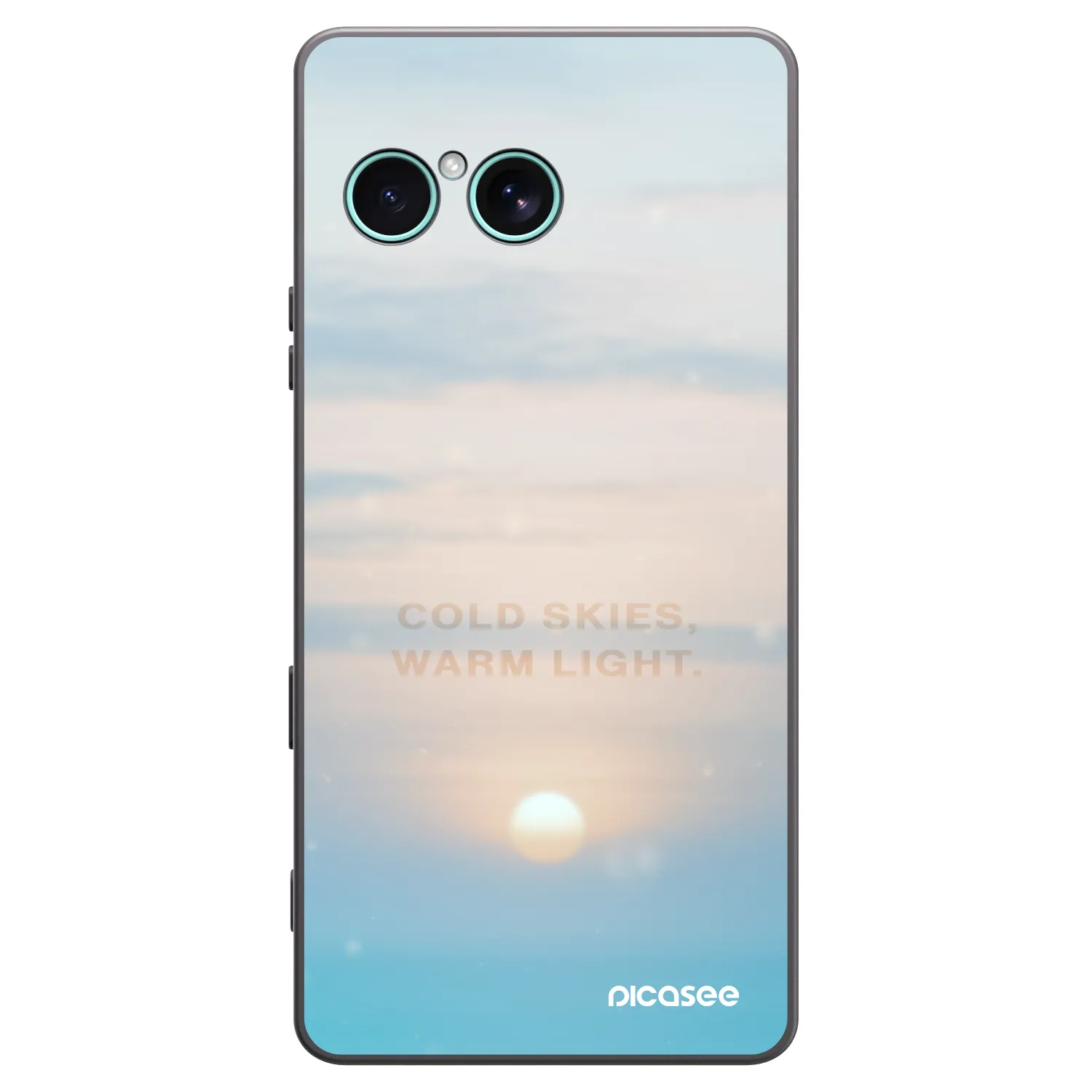 Picasee silikónový čierny obal pre Sony Xperia 10 VII - COLD SKIES