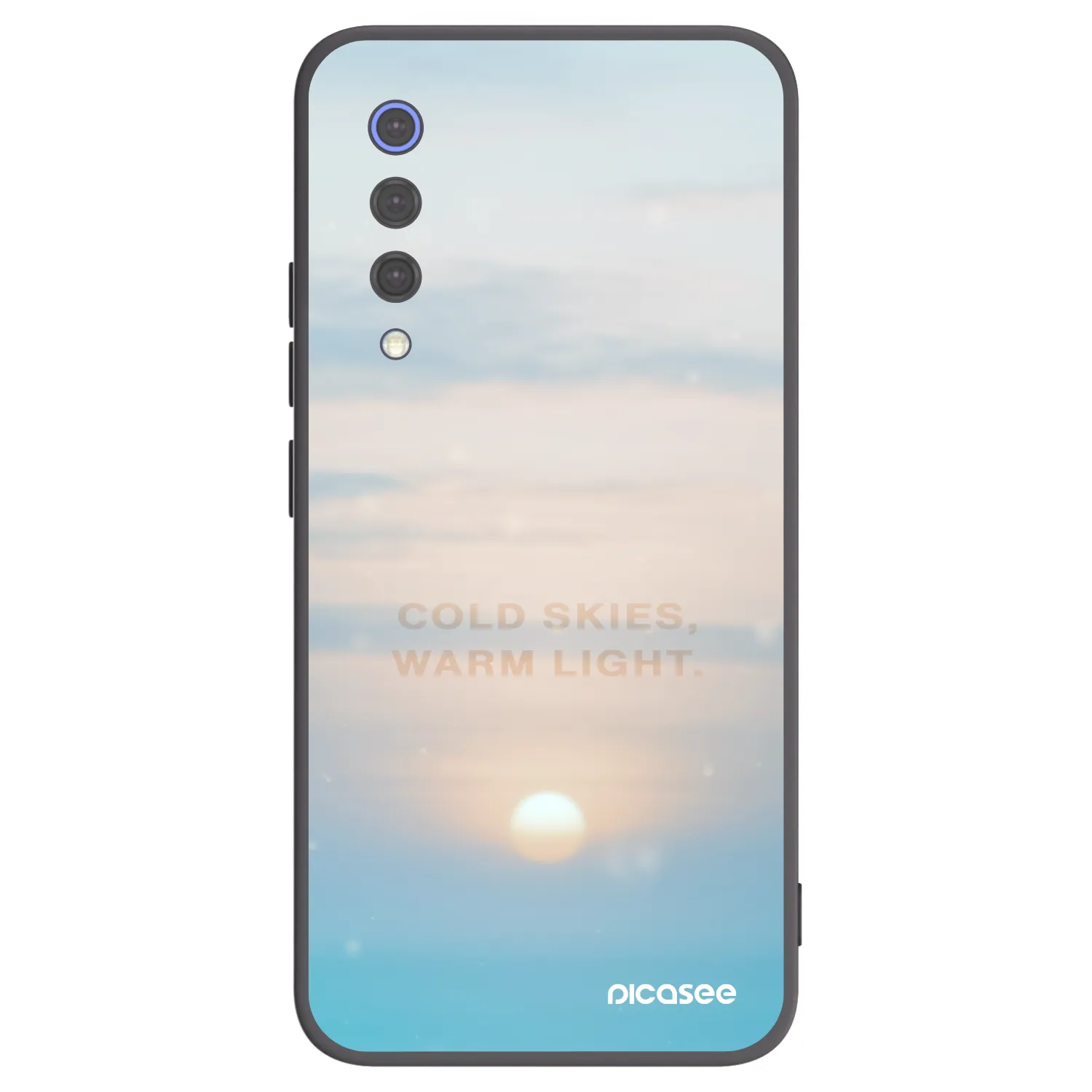 Picasee silikónový čierny obal pre Xiaomi Mi 9 SE - COLD SKIES
