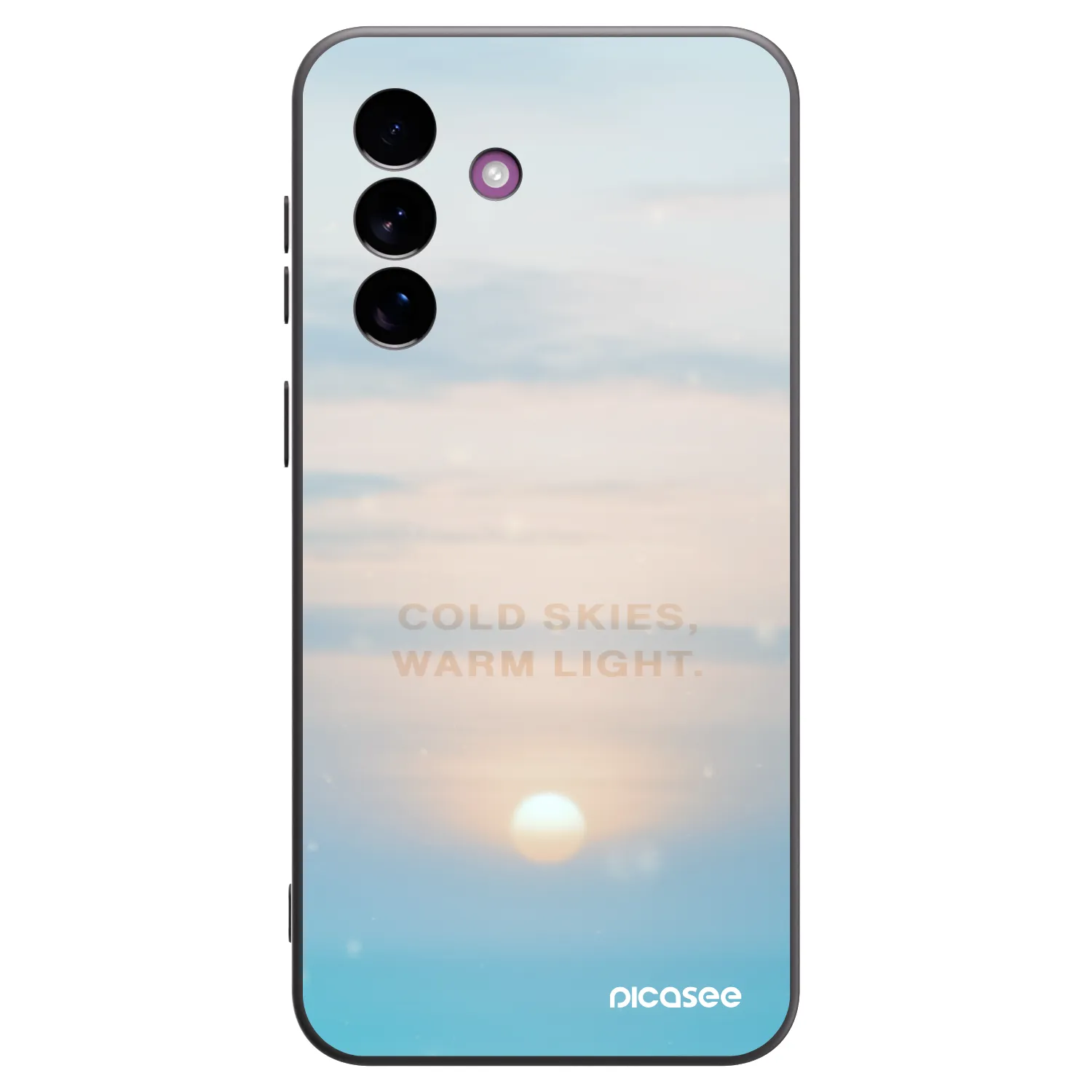 Picasee silikónový čierny obal pre Samsung Galaxy A37 - COLD SKIES