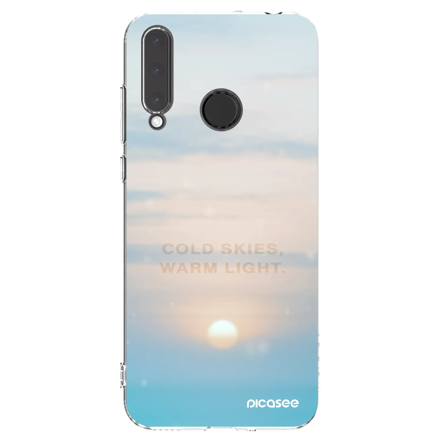 Picasee silikónový prehľadný obal pre Honor 20 Lite - COLD SKIES