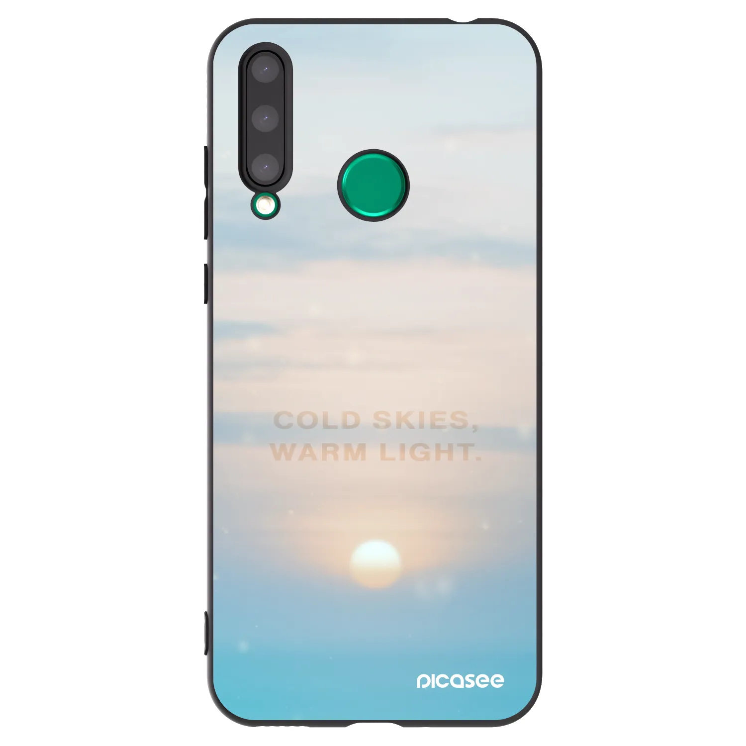 Picasee silikónový čierny obal pre Honor 20 Lite - COLD SKIES