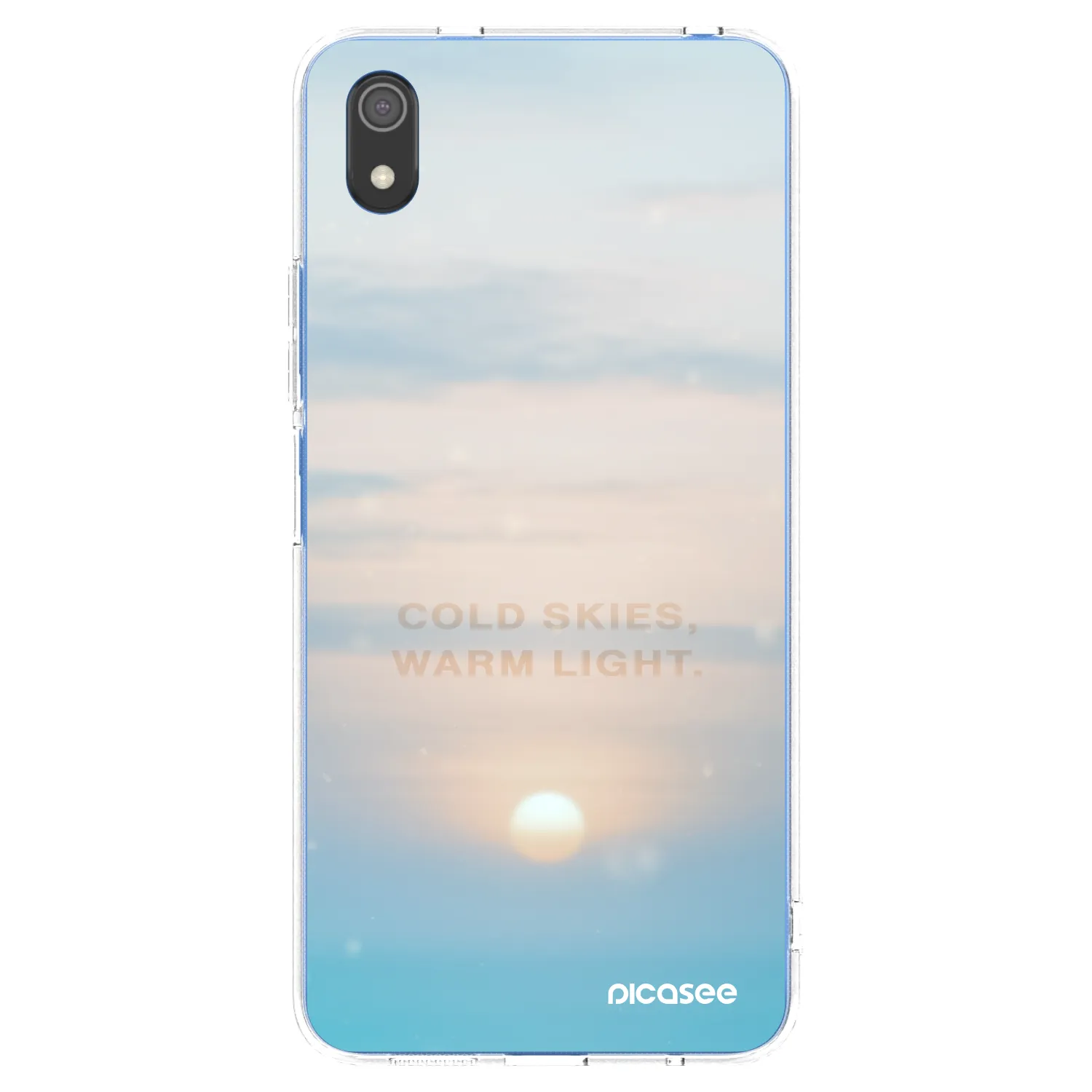 Picasee silikónový prehľadný obal pre Xiaomi Redmi 7A - COLD SKIES