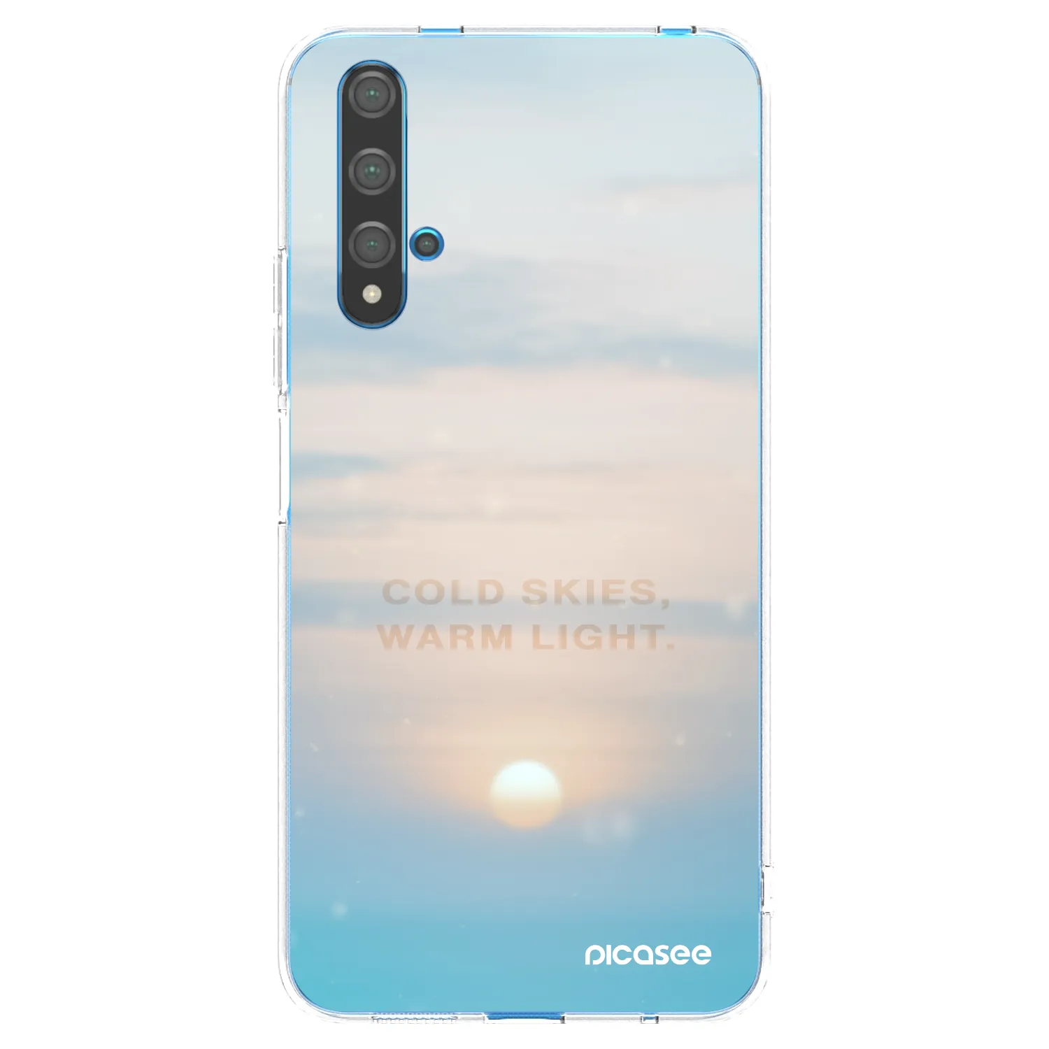 Picasee silikónový prehľadný obal pre Huawei Nova 5T - COLD SKIES