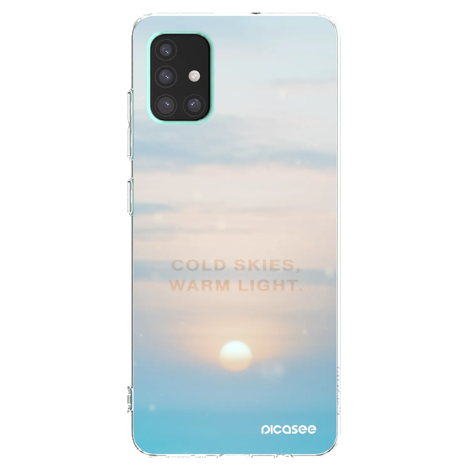 Silikónový prehľadný obal pre Samsung Galaxy A51 A515F - COLD SKIES