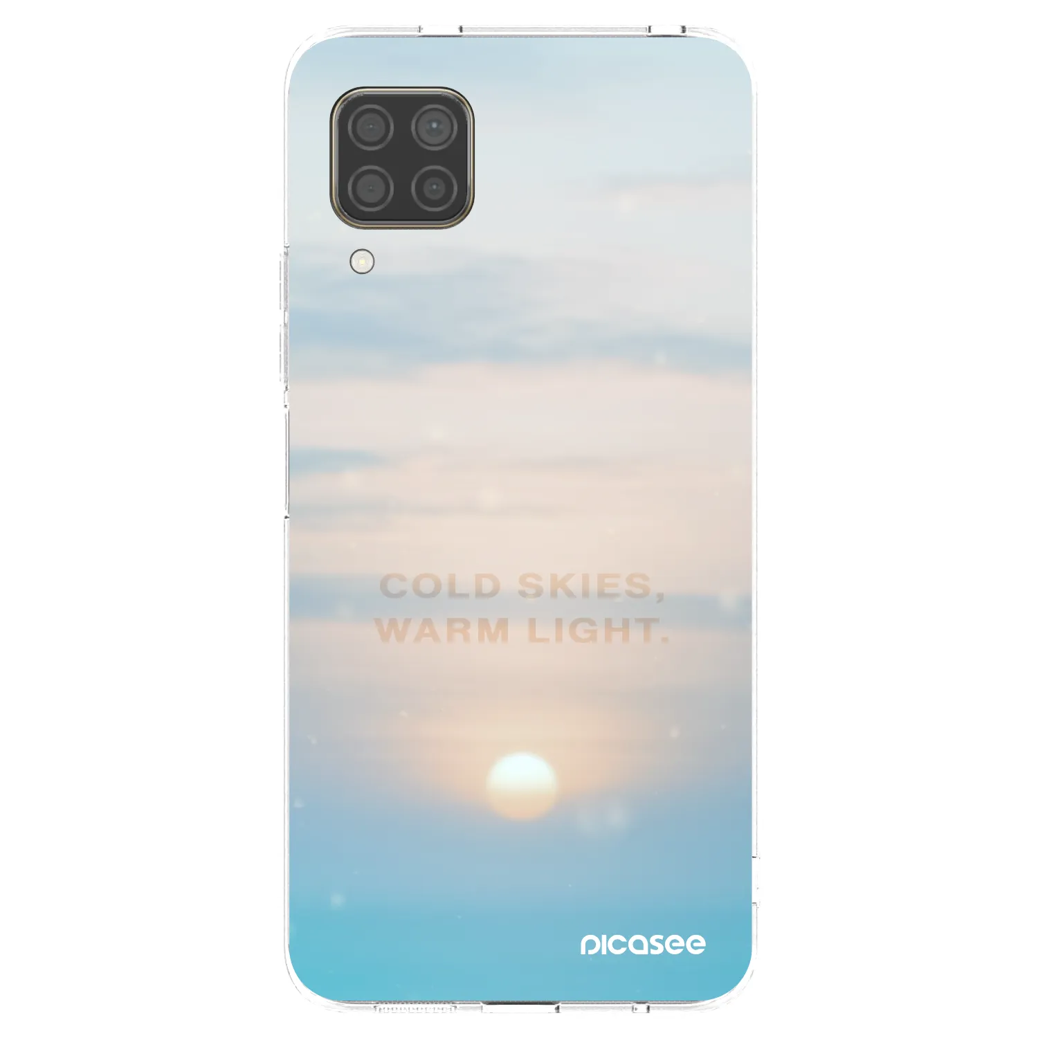Picasee silikónový prehľadný obal pre Huawei P40 Lite - COLD SKIES