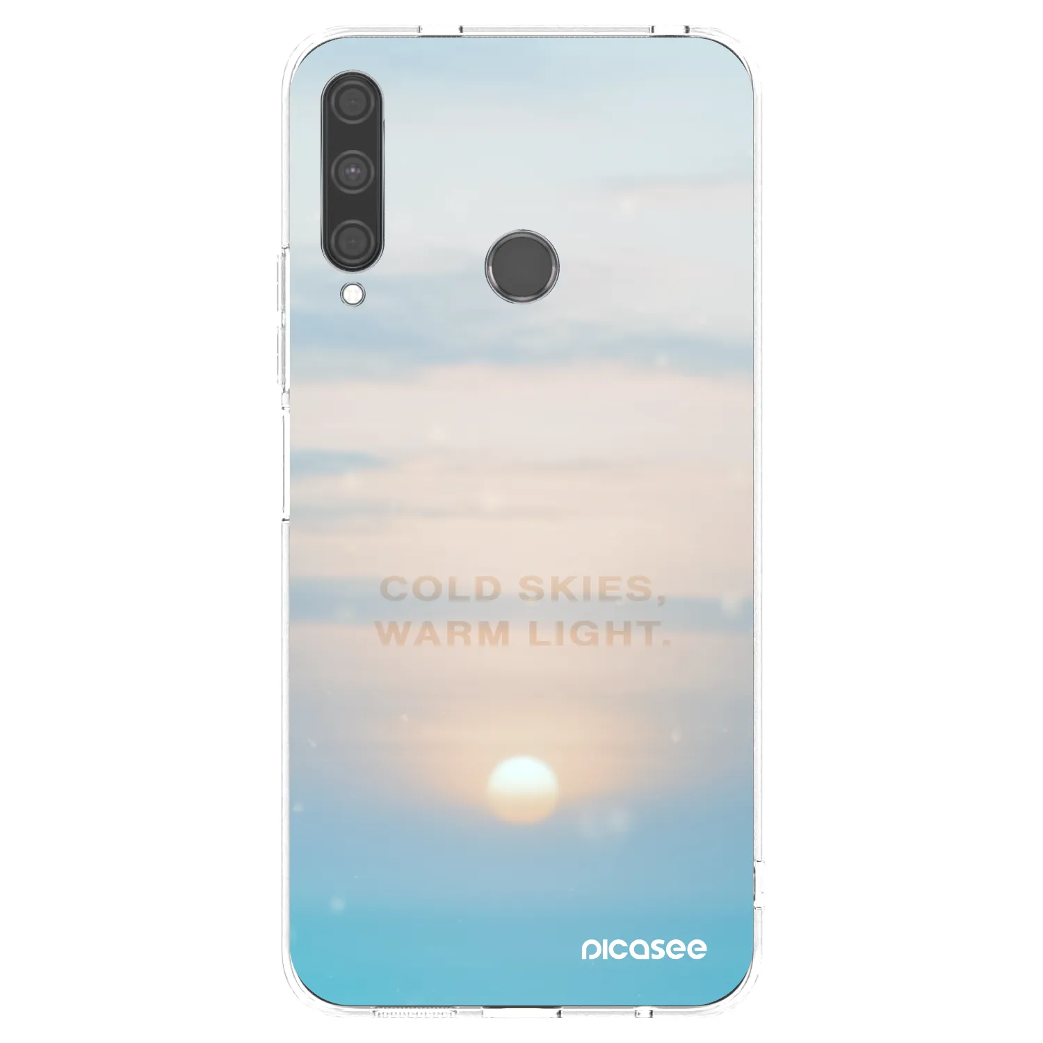 Picasee silikónový prehľadný obal pre Huawei P40 Lite E - COLD SKIES