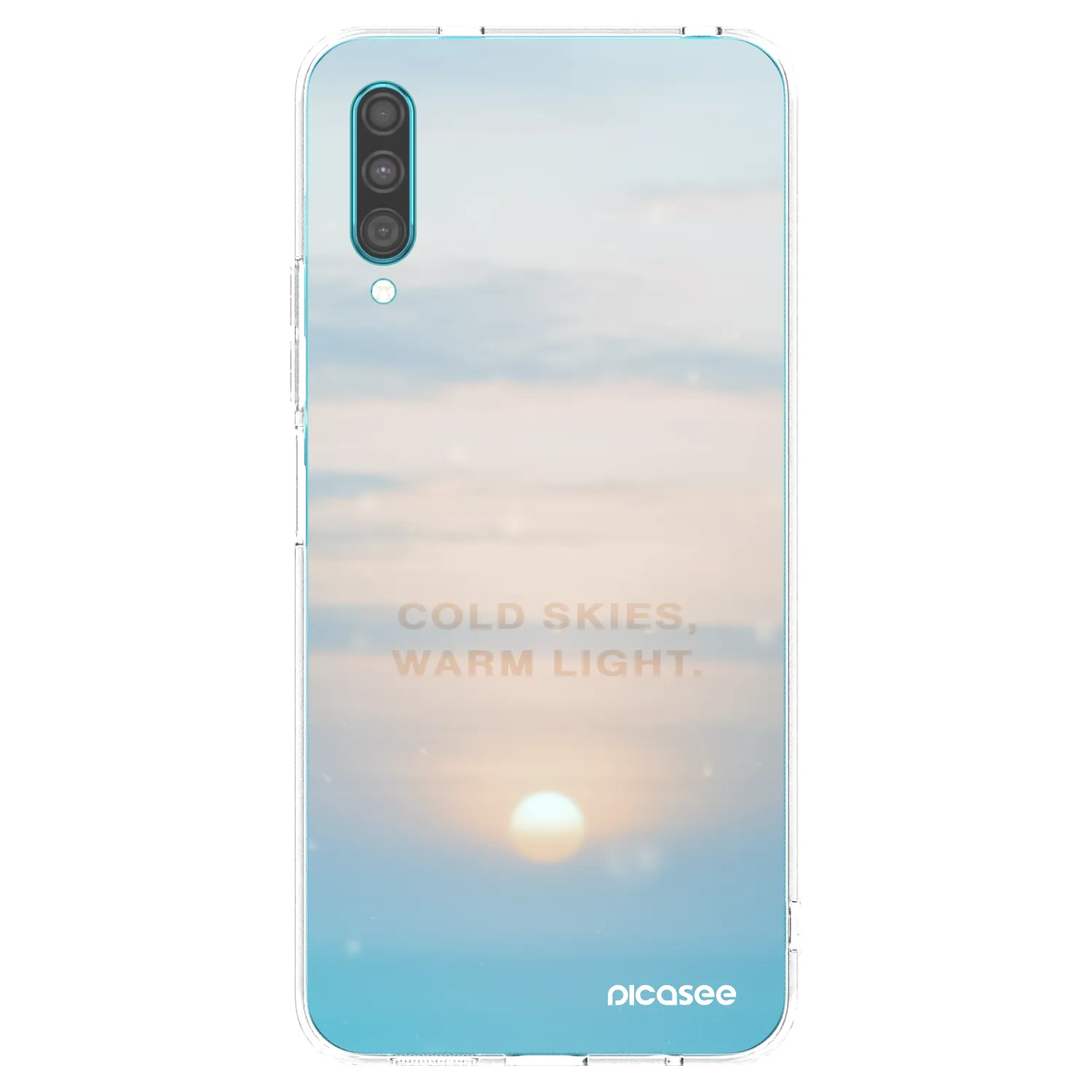 Picasee silikónový prehľadný obal pre Samsung Galaxy A30s A307F - COLD SKIES