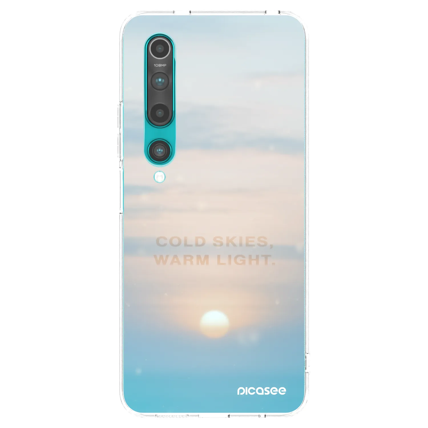 Picasee silikónový prehľadný obal pre Xiaomi Mi 10 - COLD SKIES