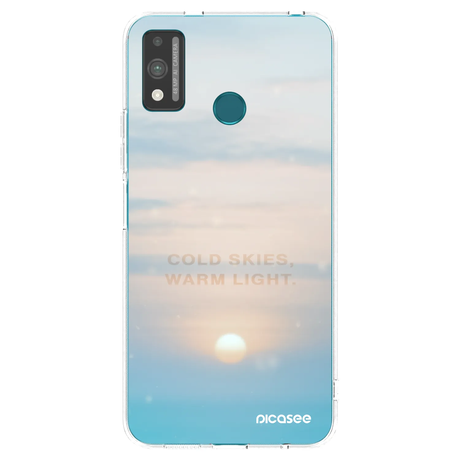 Picasee silikónový prehľadný obal pre Honor 9X Lite - COLD SKIES