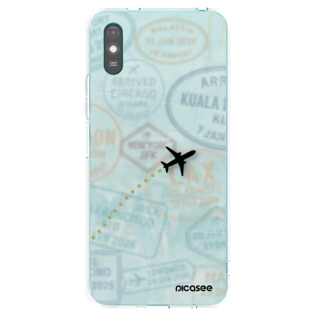 Picasee silikónový prehľadný obal pre Xiaomi Redmi 9A - FLIGHT PATH