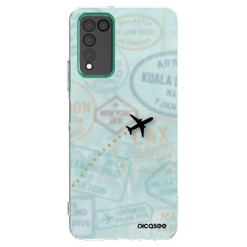 Picasee silikónový prehľadný obal pre Honor 10X Lite - FLIGHT PATH