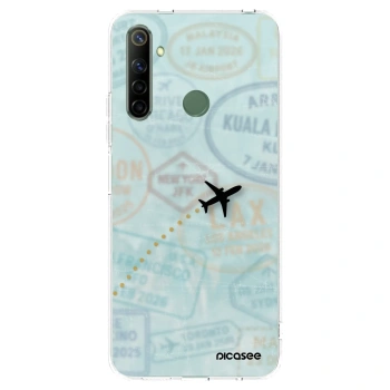 Picasee silikónový prehľadný obal pre Realme 6i - FLIGHT PATH