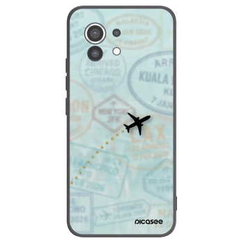 Picasee silikónový čierny obal pre Xiaomi Mi 11 - FLIGHT PATH