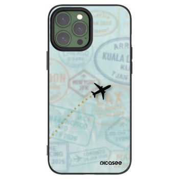 Picasee silikónový čierny obal pre Apple iPhone 13 Pro Max - FLIGHT PATH