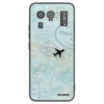 Picasee silikónový čierny obal pre Xiaomi Mi 11 Ultra - FLIGHT PATH