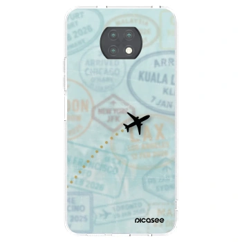 Picasee silikónový prehľadný obal pre Xiaomi Redmi Note 9T - FLIGHT PATH