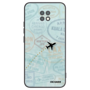 Picasee silikónový čierny obal pre Xiaomi Redmi Note 9T - FLIGHT PATH