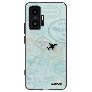 Picasee silikónový čierny obal pre Xiaomi 11T - FLIGHT PATH