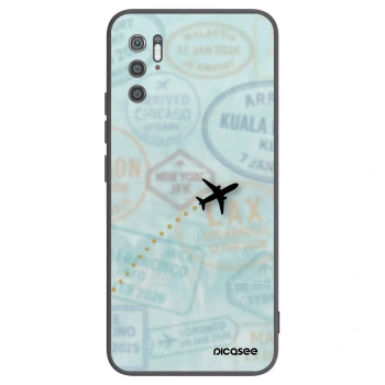 Picasee silikónový čierny obal pre Xiaomi Poco M3 Pro 5G - FLIGHT PATH