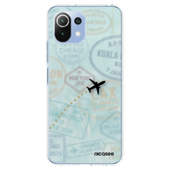 Picasee silikónový prehľadný obal pre Xiaomi 11 Lite 5G NE - FLIGHT PATH