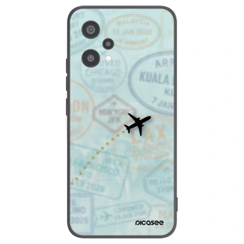 Picasee silikónový čierny obal pre Realme 9 Pro 5G - FLIGHT PATH
