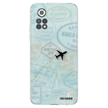 Picasee silikónový prehľadný obal pre Xiaomi Poco X4 Pro 5G - FLIGHT PATH