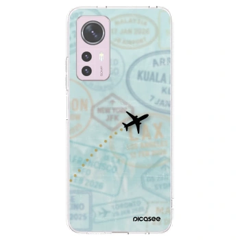 Picasee silikónový prehľadný obal pre Xiaomi 12 - FLIGHT PATH