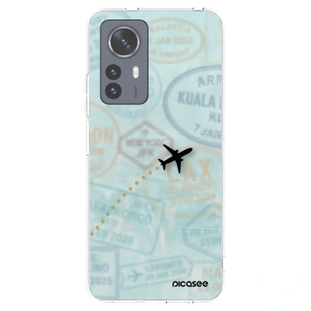 Picasee silikónový prehľadný obal pre Xiaomi 12 Pro - FLIGHT PATH