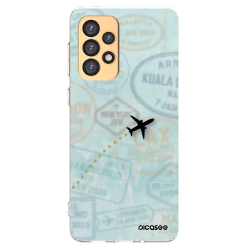 Picasee silikónový prehľadný obal pre Samsung Galaxy A33 5G A336 - FLIGHT PATH