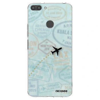 Picasee silikónový prehľadný obal pre Huawei P Smart - FLIGHT PATH
