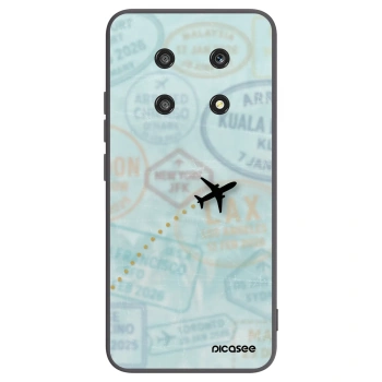 Picasee silikónový čierny obal pre Honor Magic4 Lite 5G - FLIGHT PATH
