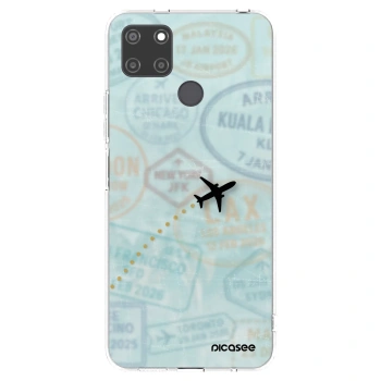 Picasee silikónový prehľadný obal pre Realme C21Y - FLIGHT PATH