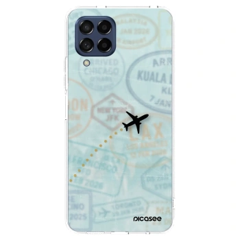 Picasee silikónový prehľadný obal pre Samsung Galaxy M53 5G - FLIGHT PATH