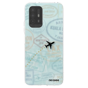 Picasee silikónový prehľadný obal pre OPPO A94 5G - FLIGHT PATH